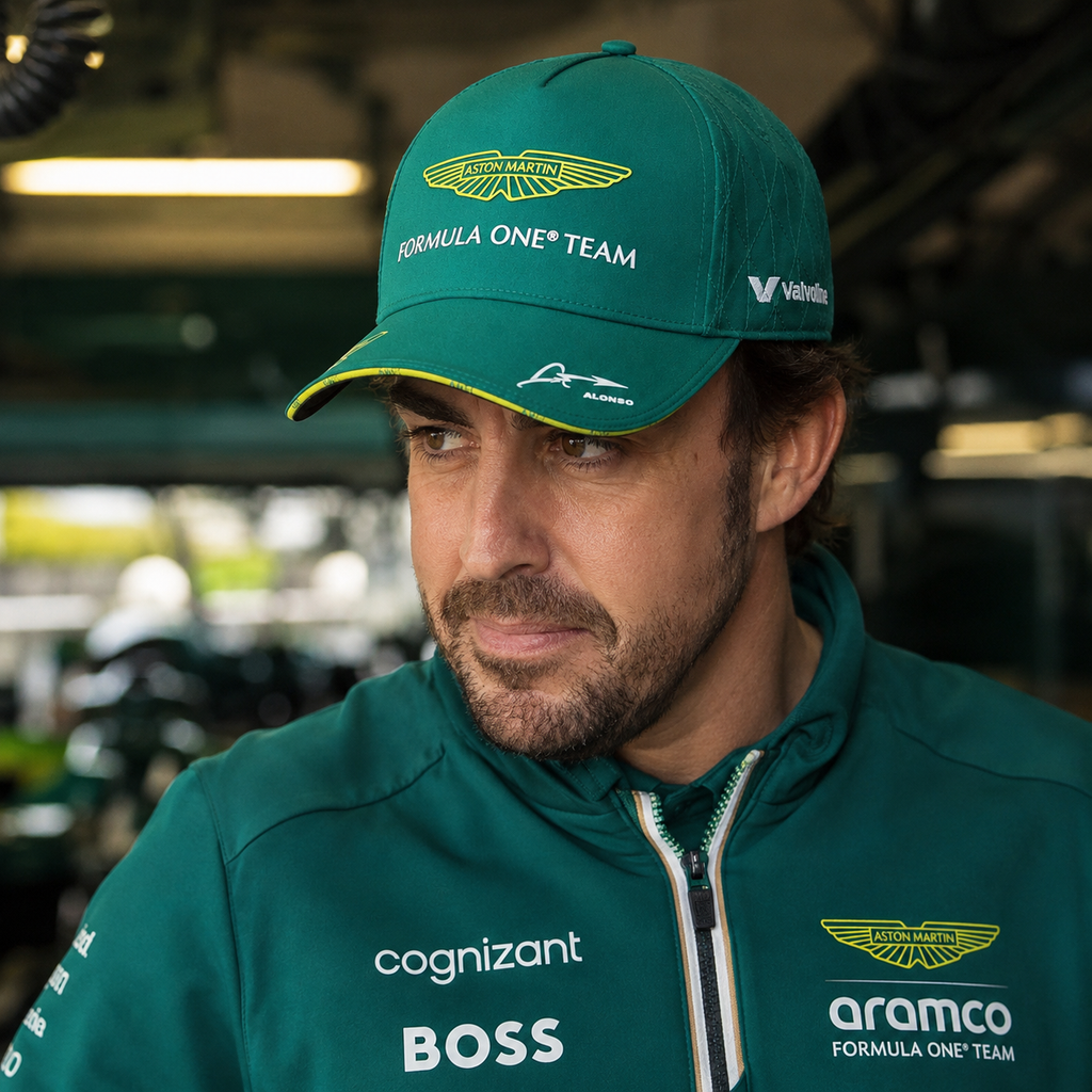 Aston Martin Baseball Cap – Adjustable Formula One Racing Team Hat With Embroidered Logo