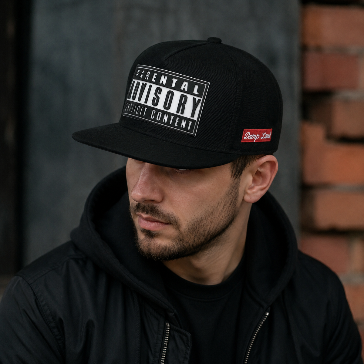 Parental Advisory Snapback | Adjustable Organic Cotton Cap – Breathable Unisex Hat