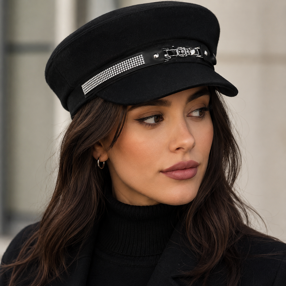 Cotton Sailor Cap – Adjustable Navy Style Hat for Women Lightweight Summer Wear