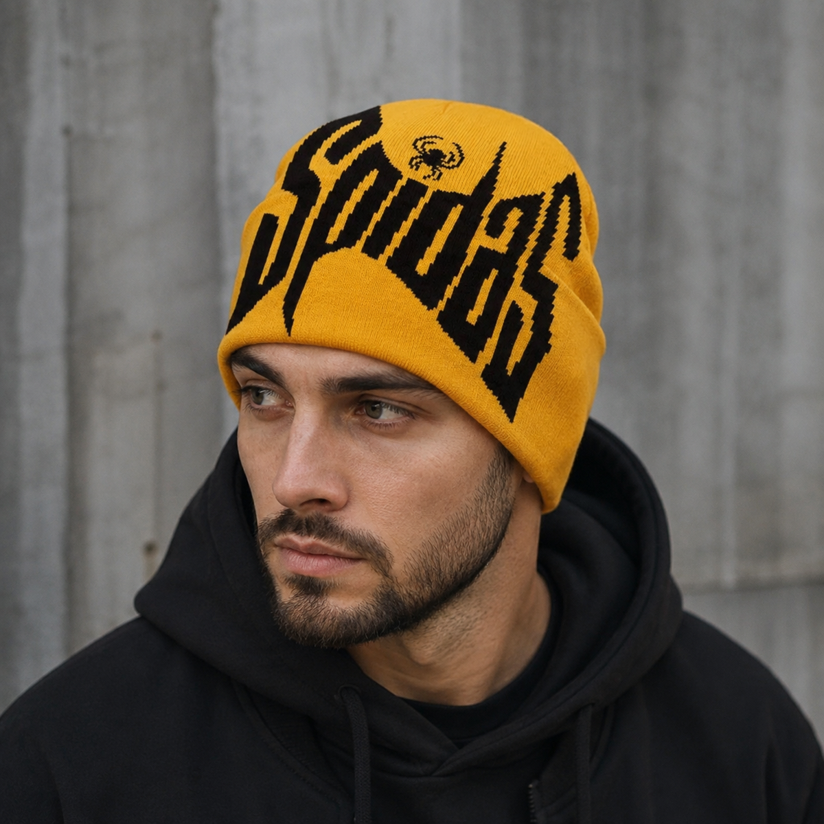 Winter Knitted Beanie - Organic Cotton & Acrylic Cold Weather Hat with Elastic Fit