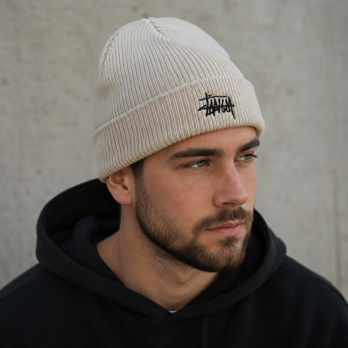 Winter Knitted Beanie – Organic Cotton Adjustable Warm Knit Cap for Men & Women