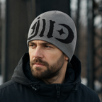 Winter Beanie – Organic Cotton Beanie With Arabic Pattern | Warm Cold Weather Hat
