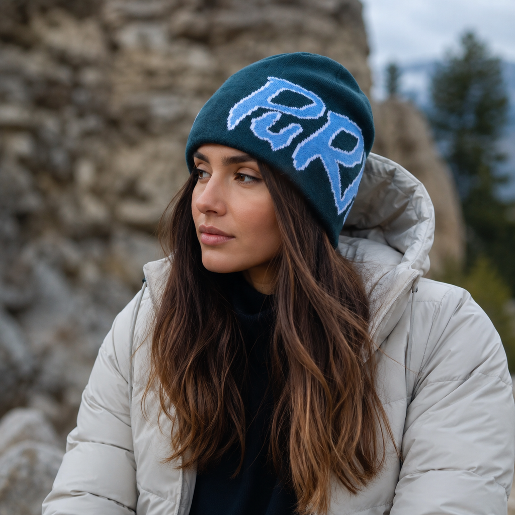 Winter Skully Beanie - Knitted Cotton Acrylic Elastic Warm Headwear Hat