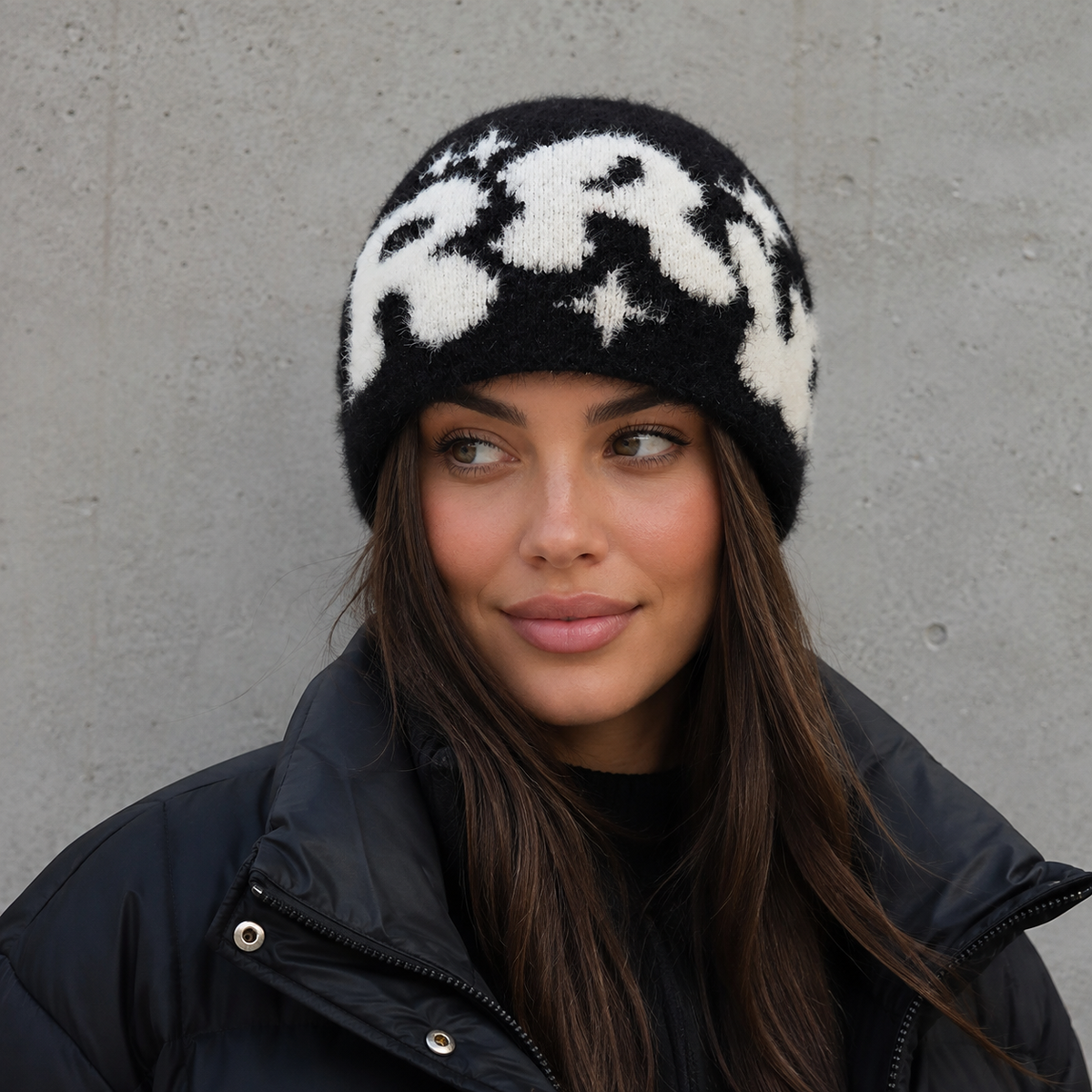 Winter Fur Beanie – Knitted Cotton Fur Lined Cap | Cozy Cold Protection Hat
