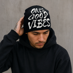 Gothic Winter Beanie - Cozy Knit Organic Cotton Hat | Elastic Fit Cap