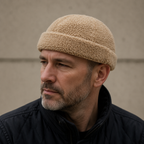 Fur Docker Cap – Warm Adjustable Cotton Blend Hat With Soft Fur Lining