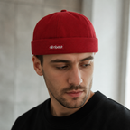 Cotton Brimless Docker Cap – Adjustable Embroidered Summer Unisex Hat
