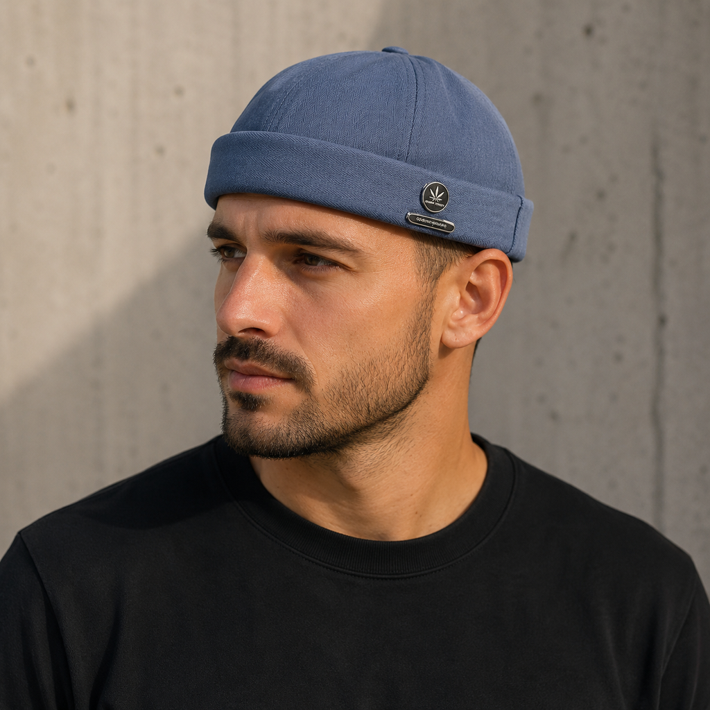 Docker Cap Classic Acrylic Adjustable Hat Size – Plain Pattern Unisex Style