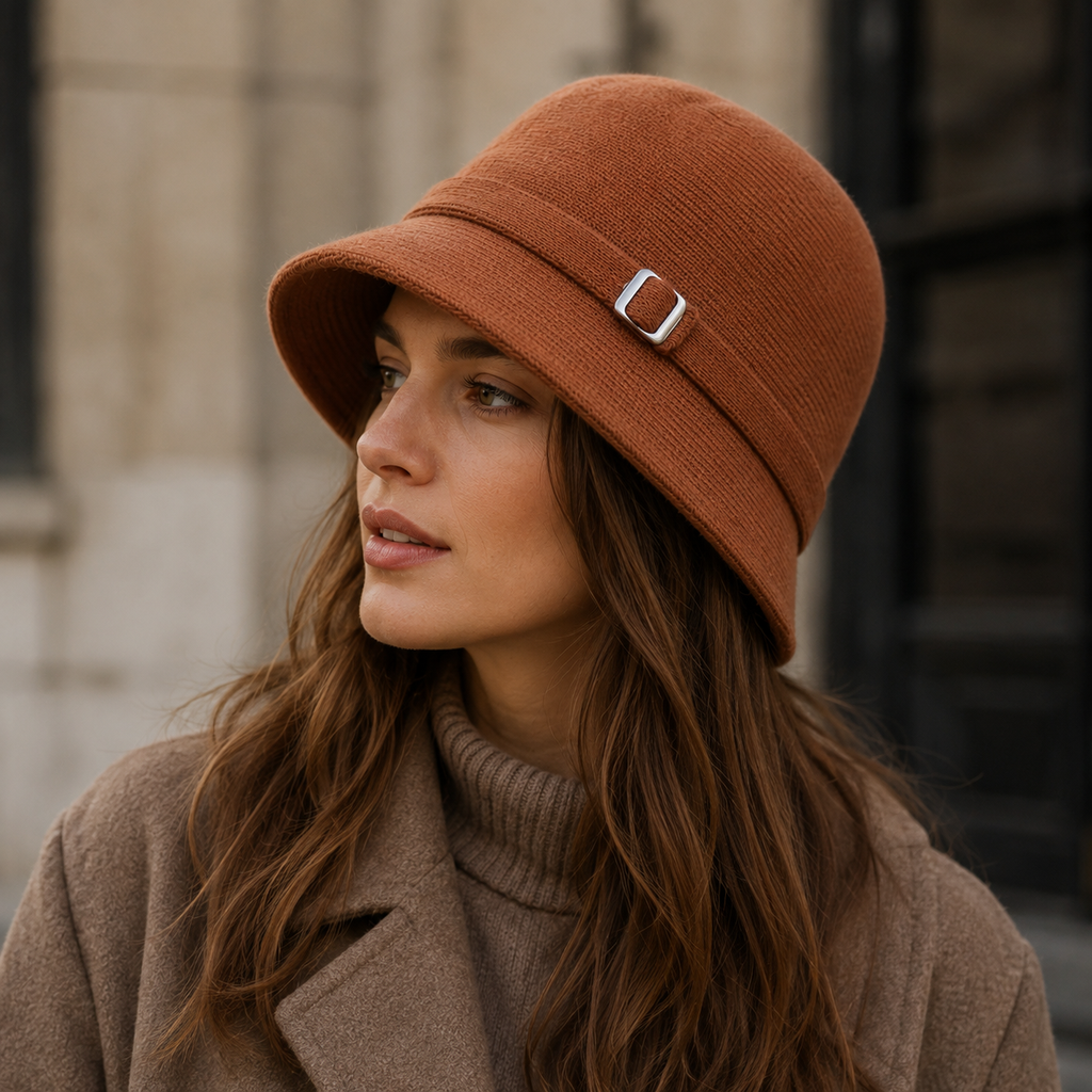 Cotton Cloche Hat – Women's Adjustable Summer Hat With Breathable Fabric & Belt