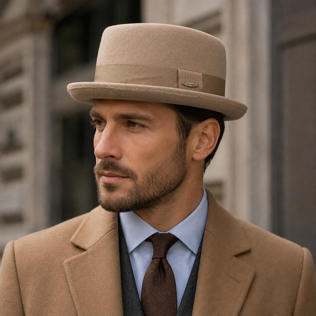 Wool Porkpie Hat – Classic 100% Wool Hats by Hatloom | Sizes 56-60cm