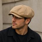 Cotton Newsboy Cap – Classic Flat Hat | Lightweight Breathable Summer Cap