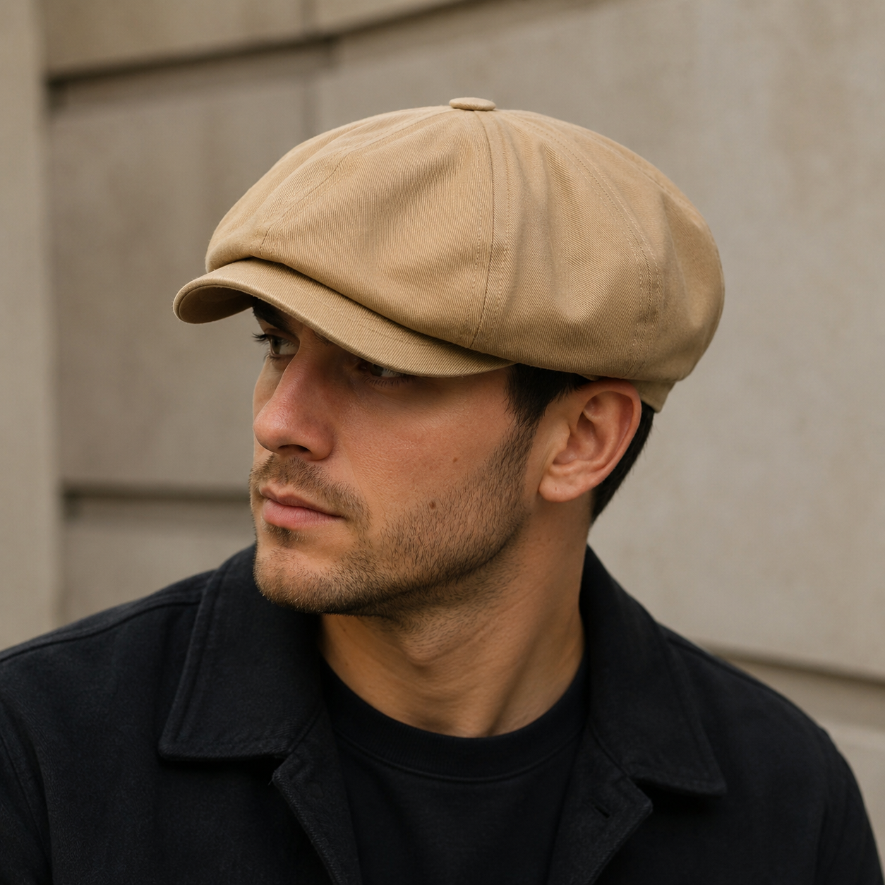 Cotton Newsboy Cap – Classic Flat Hat | Lightweight Breathable Summer Cap
