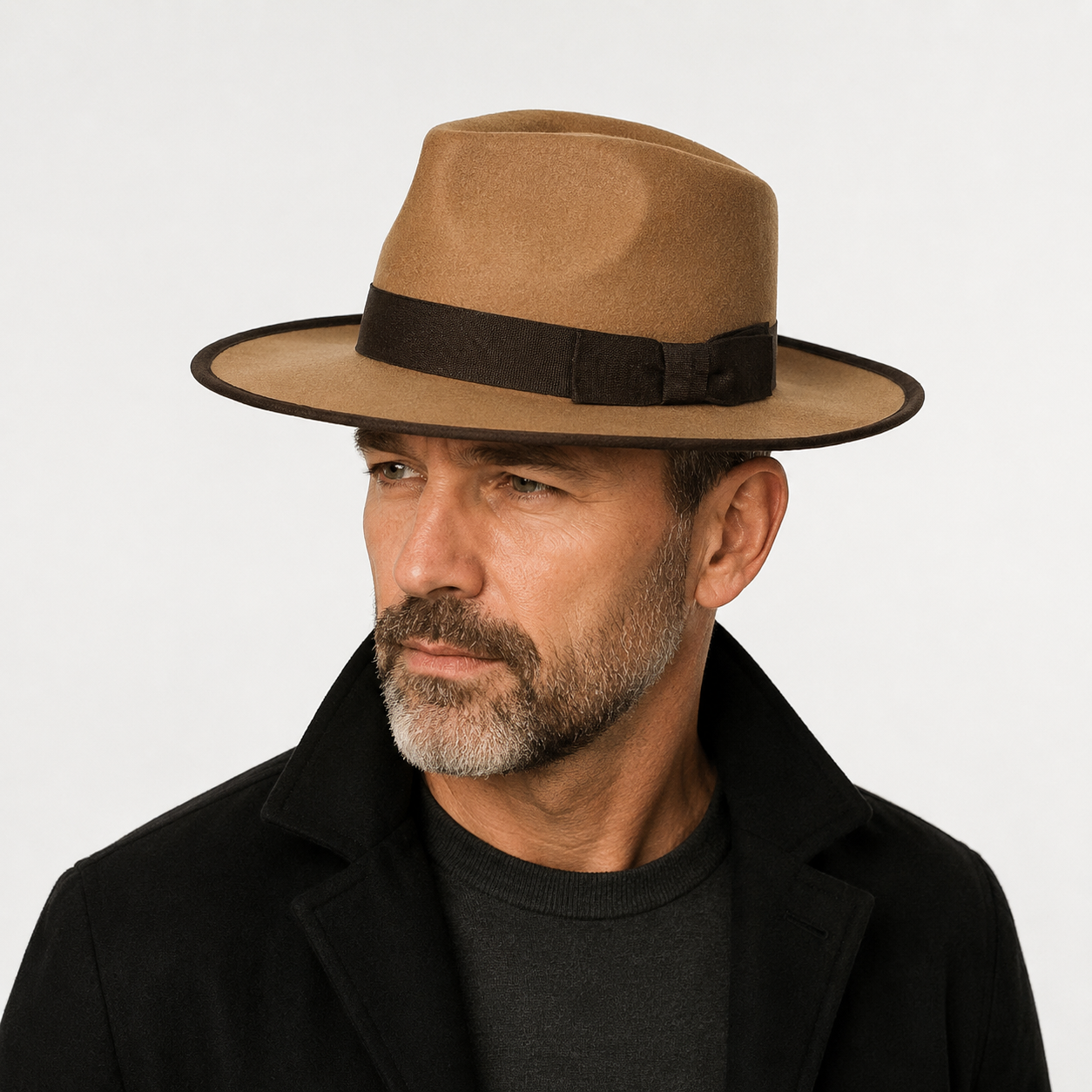 Wool Fedora Hat – Adjustable Retro Jazz Style With Cotton Sweatband Classic Fit