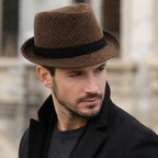 British Trilby Hat – Adjustable Organic Cotton Hat With Inner Sweatband Comfort
