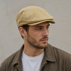 Cotton Flat Cap – Classic Plain Summer Hat For Men | Lightweight Breathable Headwear