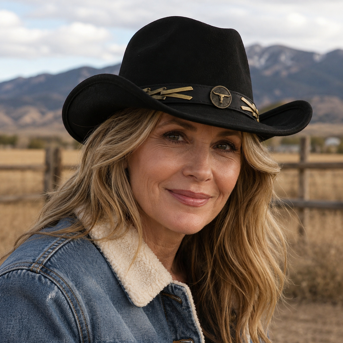 Suede Cowboy Hat – Adjustable Western Style Hat for Winter Comfort