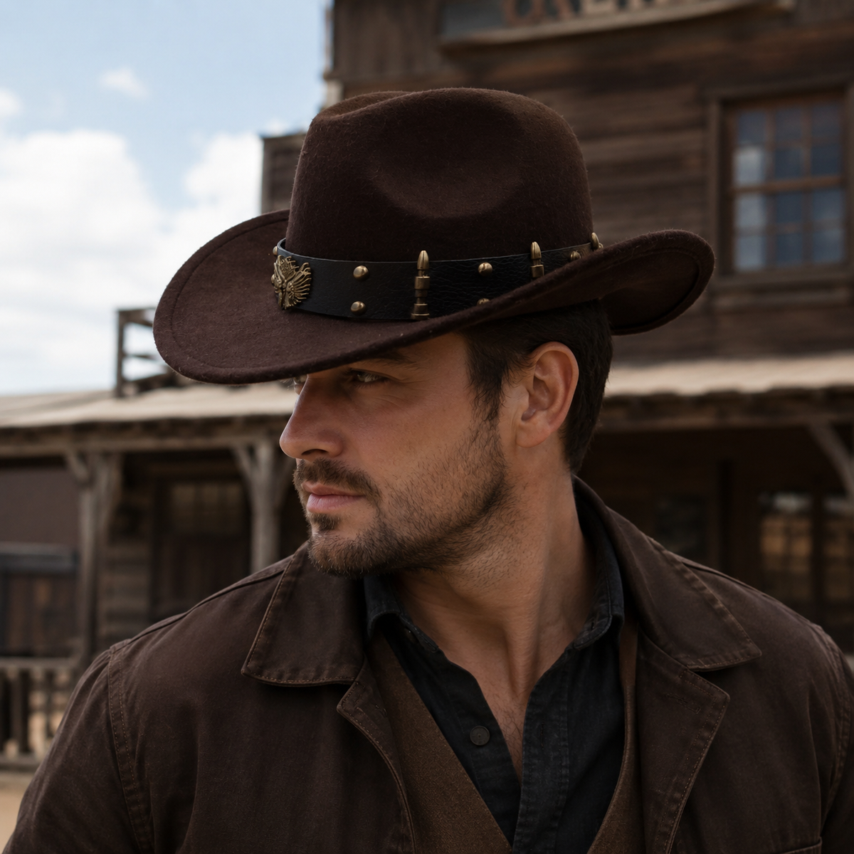 Wool Cowboy Hat – Durable 100% Wool Western Style Hat For Men & Unisex