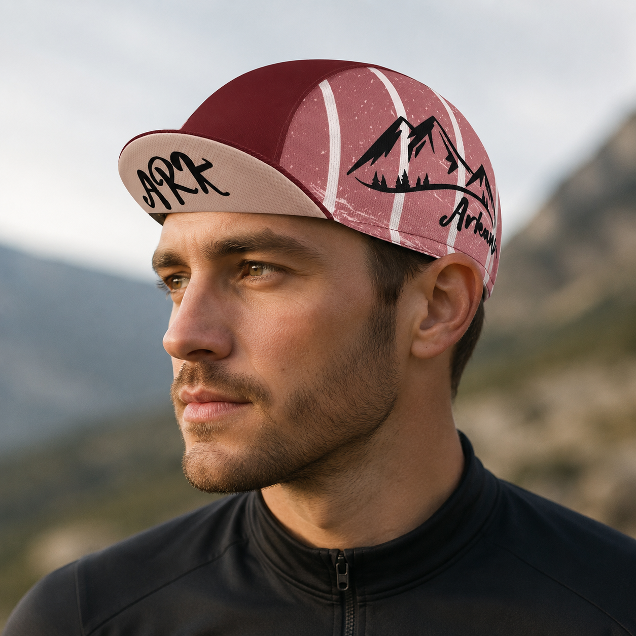 MTB Arkansas Cycling Cap – Adjustable Acrylic Quick Dry Breathable Bike Hat