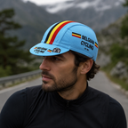Belgium Flag Cycling Cap – Quick Drying Breathable Acrylic Bike Hat Elastic Fit