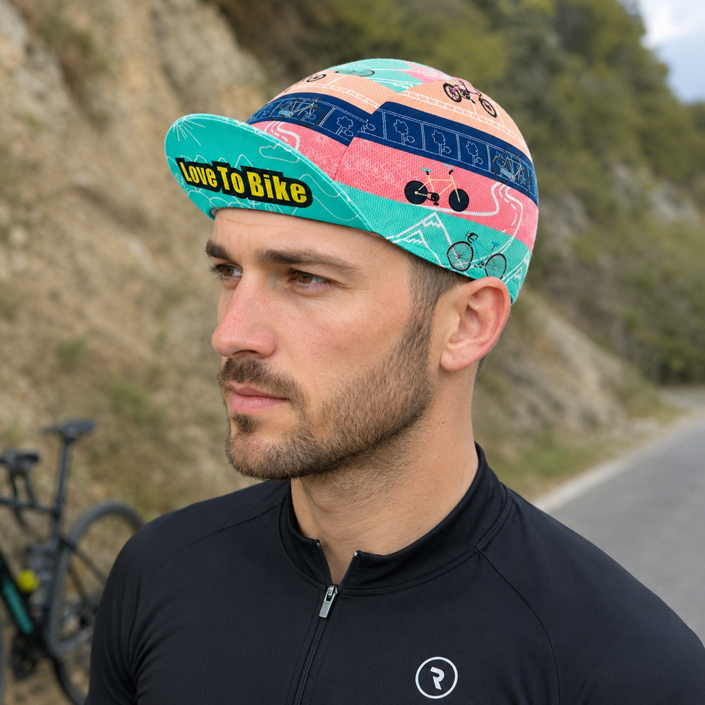 Cycling Cap – Adjustable Acrylic Quick Dry Breathable Bike Hat For Summer Riding