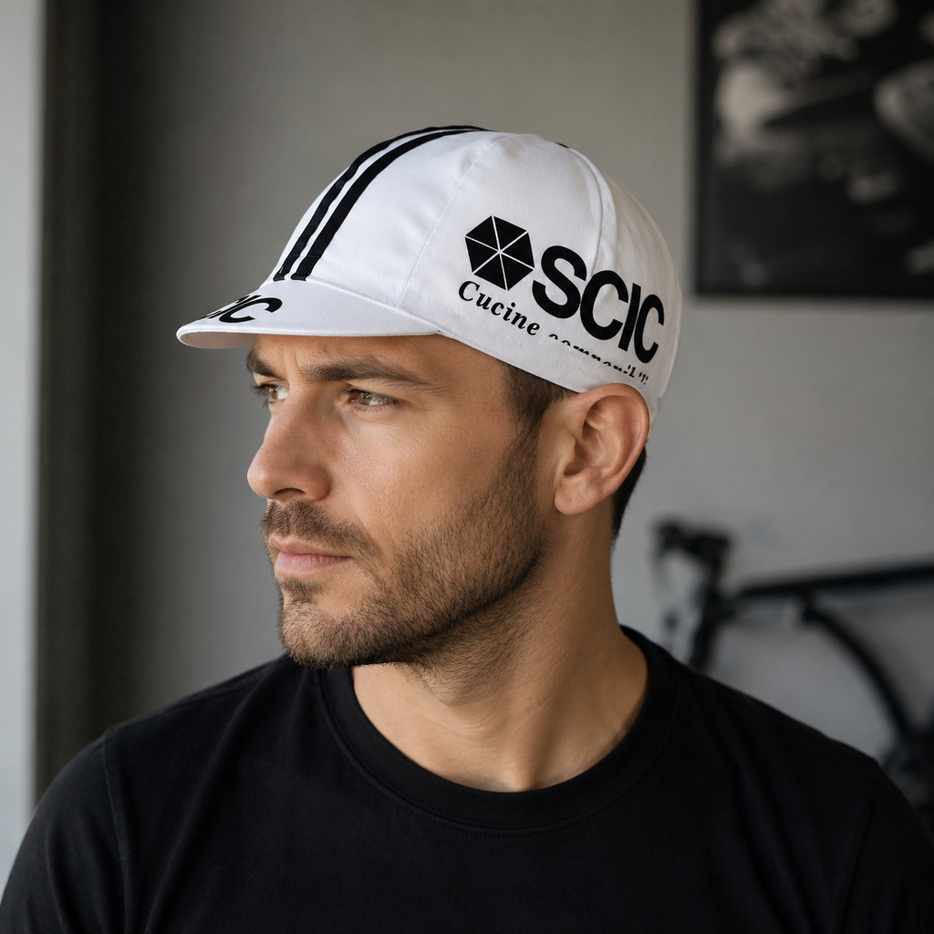 Retro Cycling Cap – Adjustable Acrylic Breathable Classic Bike Hat for Summer