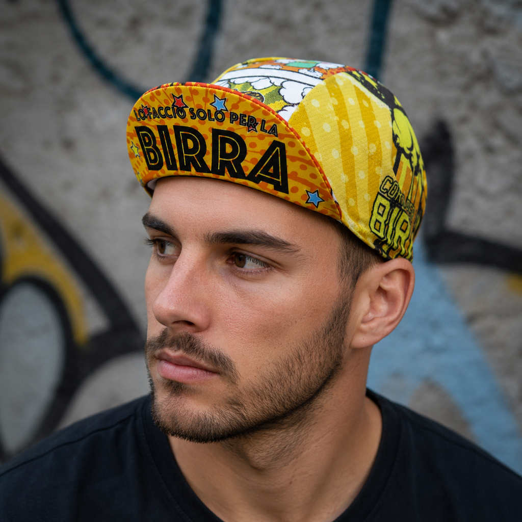 Cycling Cap Breathable Quick Dry Acrylic Elastic Road Bike Hat Comfort Fit