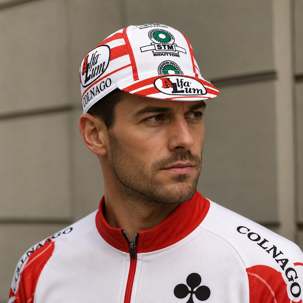 Retro Cycling Cap – Lightweight Acrylic Bike Hat With Breathable Elastic Fit