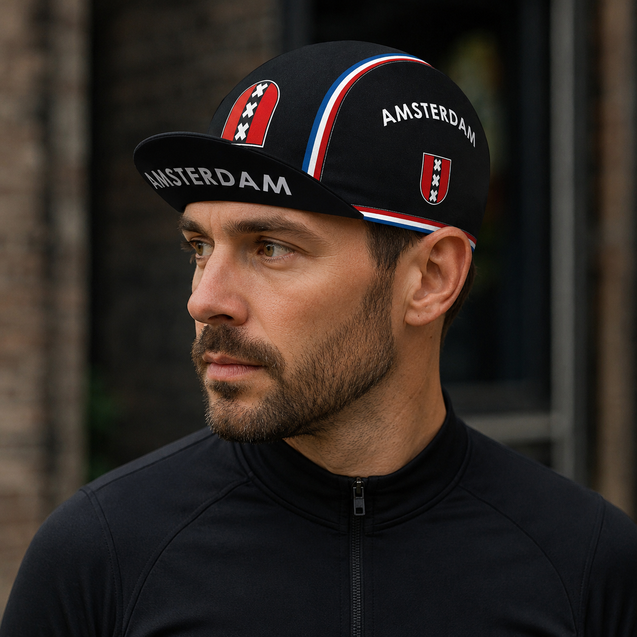Retro Cycling Cap – Adjustable Acrylic Breathable Road Hat by Hatloom