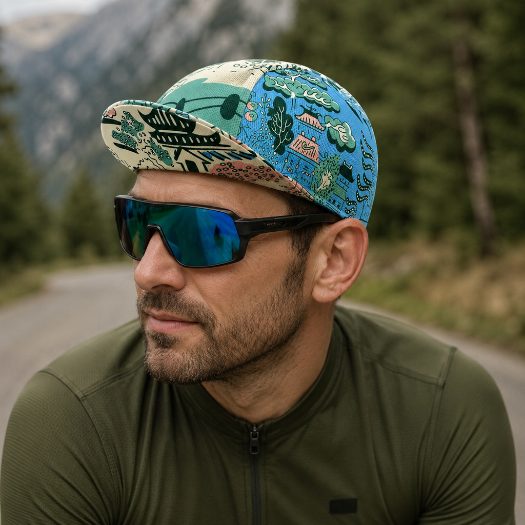 Cycling Cap – Adjustable Acrylic Bike Hat With Quick Drying Asian Design