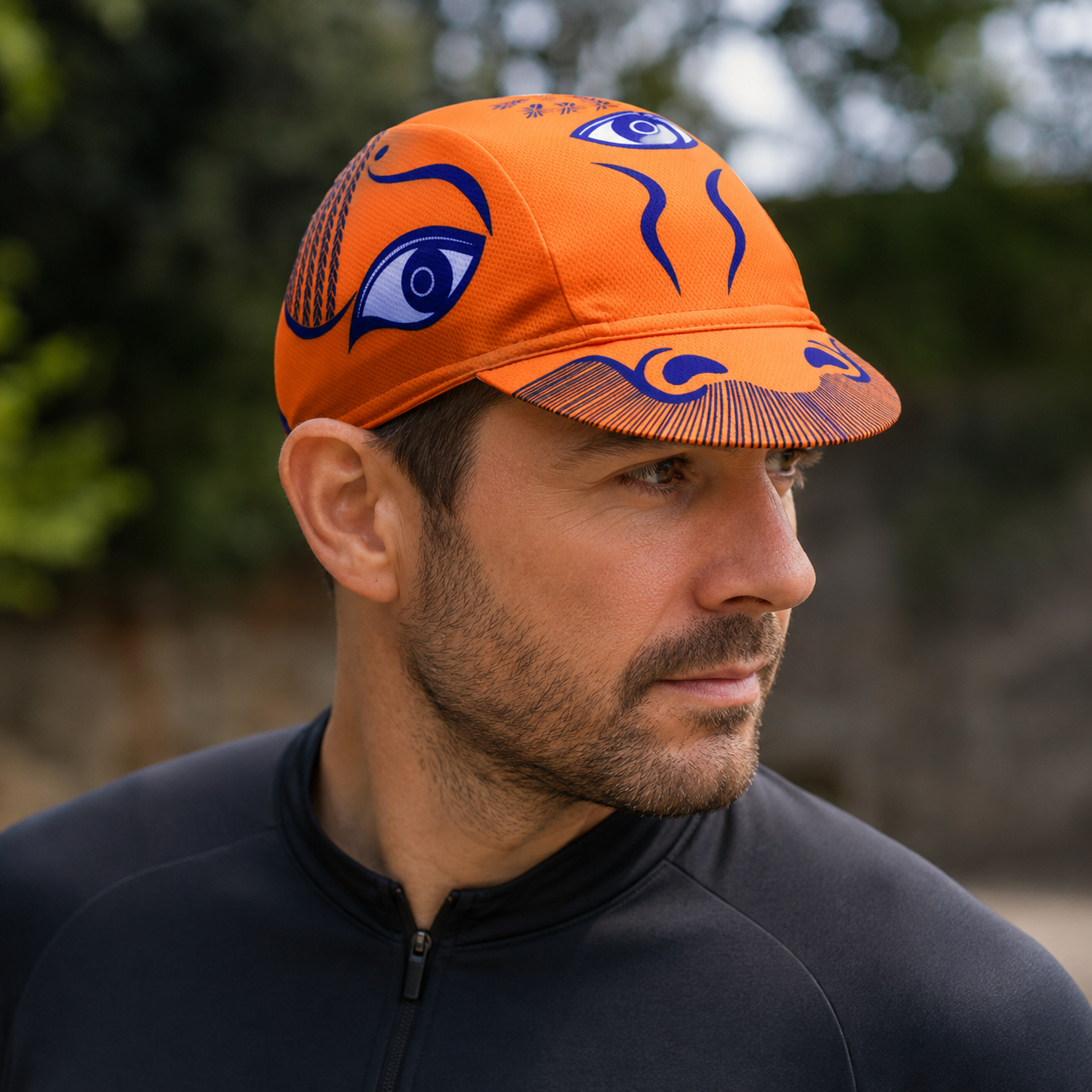 Cycling Cap – Breathable Quick Dry Acrylic Bike Hat with Elastic Fit 55-61cm