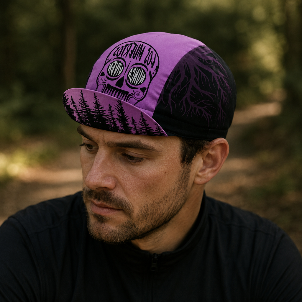 Pink Cycling Cap – Breathable Acrylic Elastic Bike Hat for Summer Riding