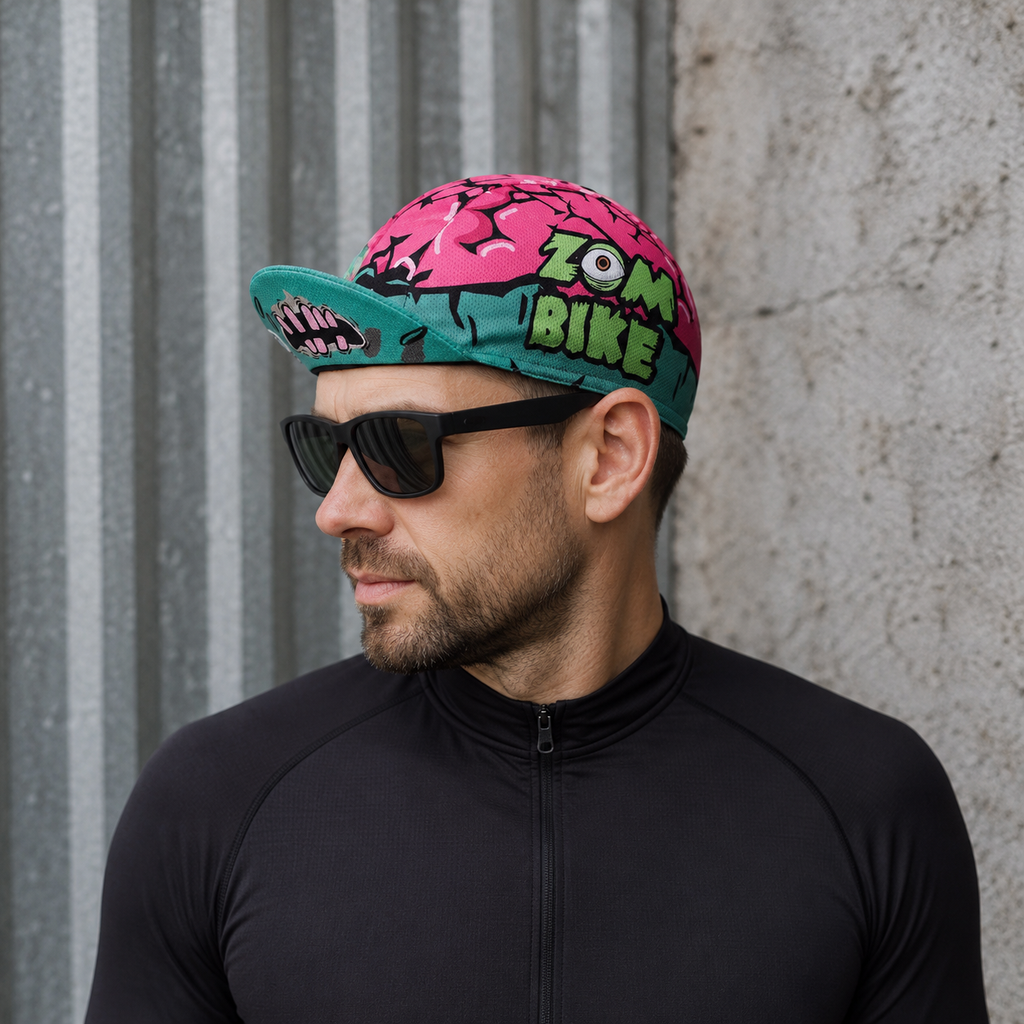 Cycling Cap - Adjustable Acrylic Bike Hat With Breathable Quick Dry Fabric