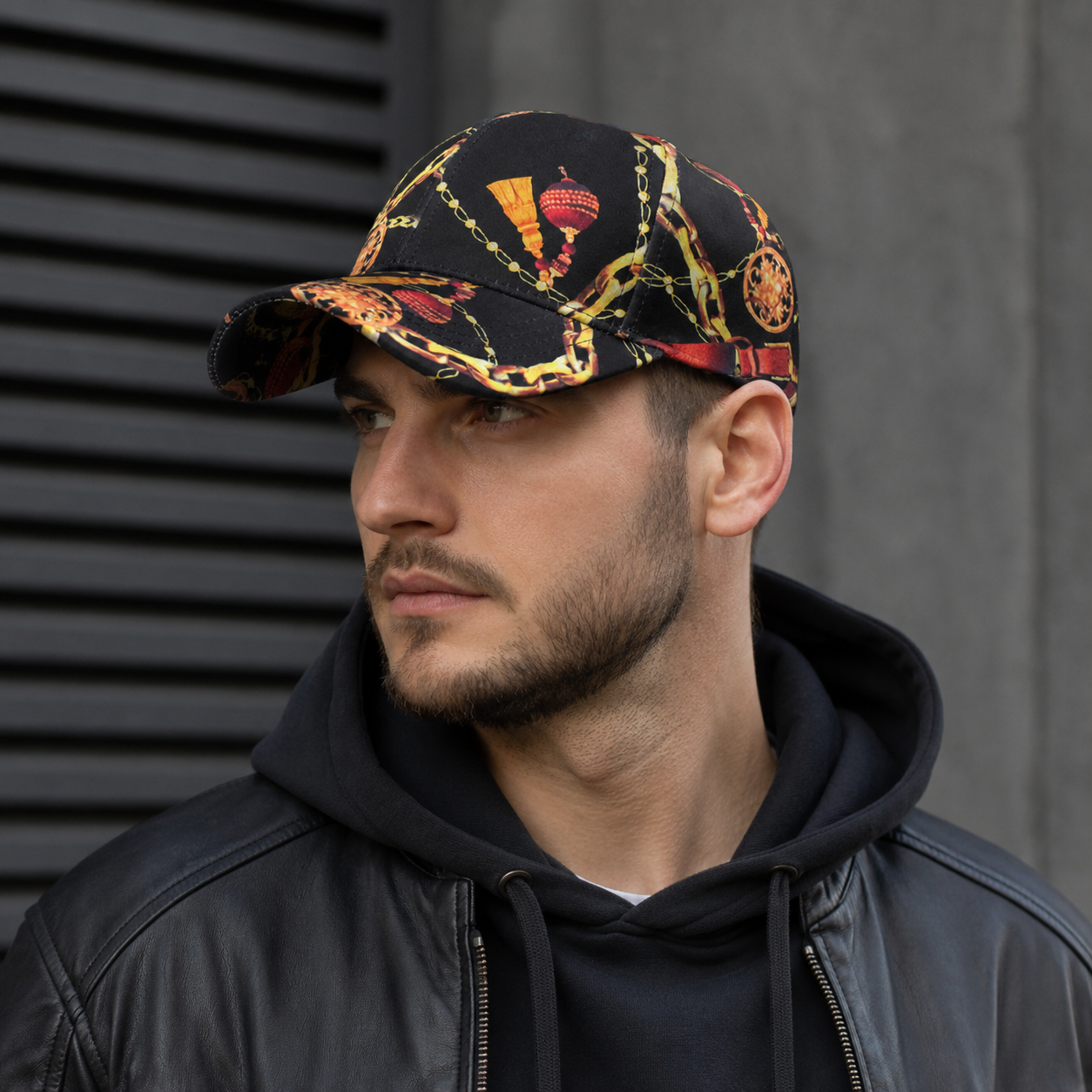 Lantern Chain Baseball Cap – Adjustable Cotton Summer Hat For Men & Women