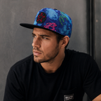 Red Star Snapback Cap – Adjustable Cotton Baseball Cap With Embroidered Design