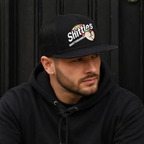 Trucker Snapback Cap - Adjustable Cotton Acrylic Mesh Back Hat With Embroidered Logo