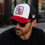 Saint Seiya Trucker Cap – Adjustable Breathable Mesh Baseball Hat Lightweight Design