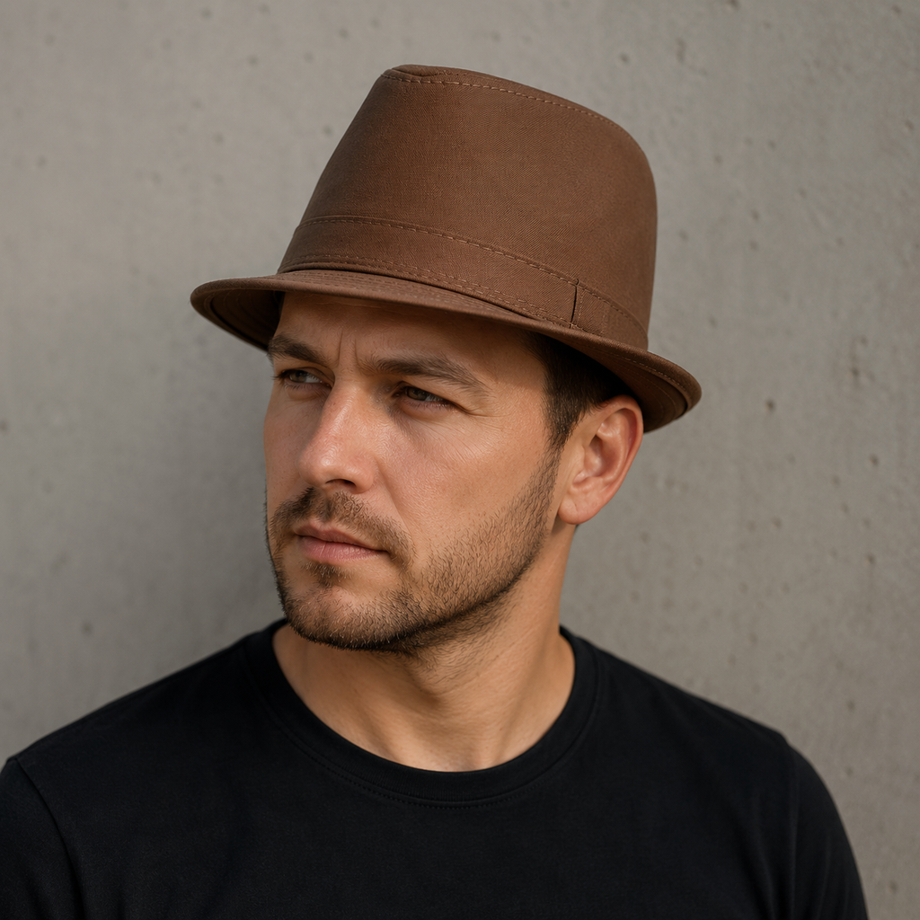 Vintage British Top Hat – Classic Formal Hat With Structured Crown, Lightweight Polyester
