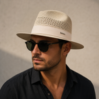 Panama Sun Hat – Lightweight Wide Brim Hat With Breathable Paper Straw Design