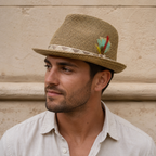 Panama Sun Hat – Wide Brim Straw Hat for Beach Sun Protection & Summer Style