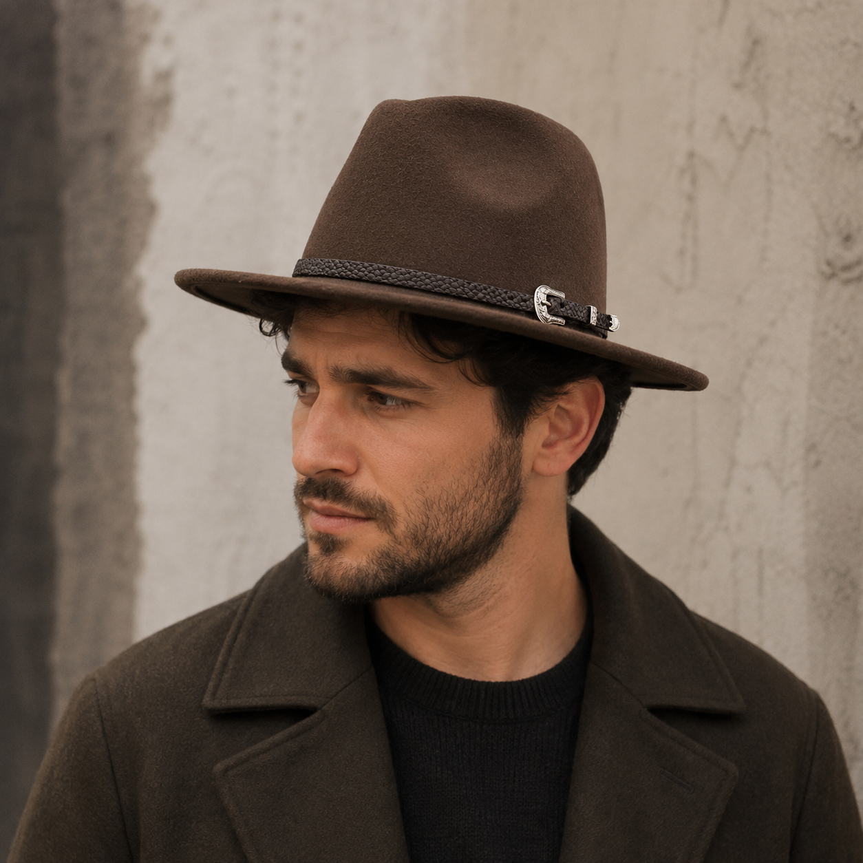 British Style Fedora - Classic Trilby Hat With Structured Crown For Travel & Outdoor