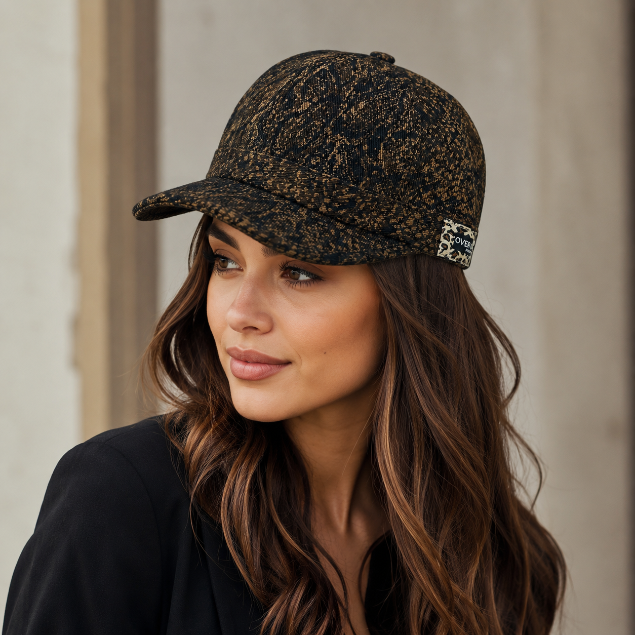 Python Cotton Cap – Adjustable Embroidered Baseball Hat With Skin Pattern