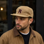 Washed Cotton Cap – Adjustable 5-Panel Baseball Hat With Flat Visor & Embroidered Logo