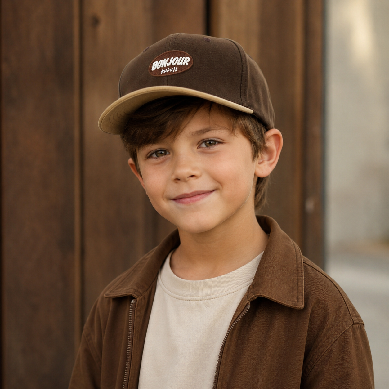 Kids Baseball Cap – Organic Cotton Adjustable 6 Panel Design Hat with Breathable Fit