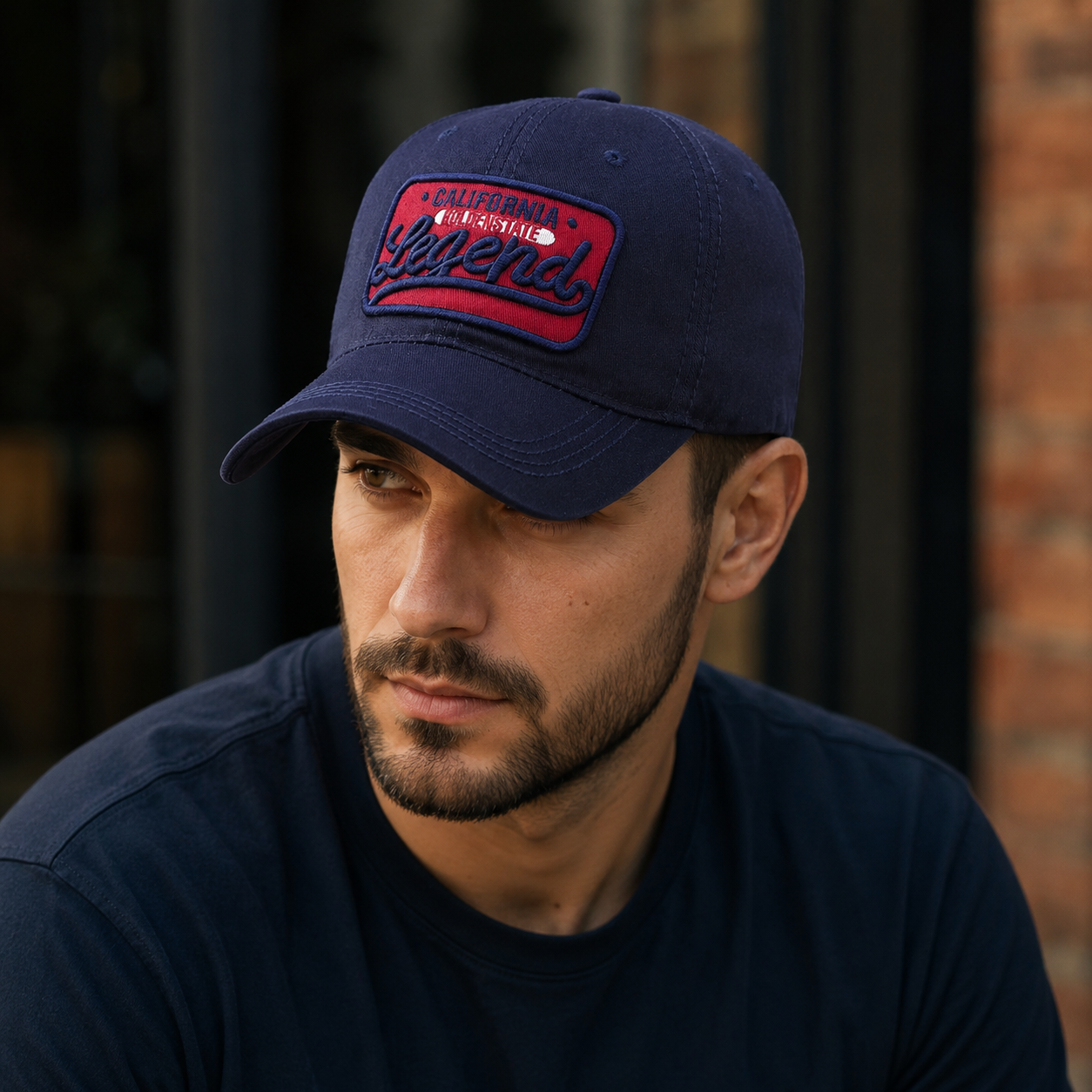 Embroidered Baseball Cap – Adjustable Organic Cotton Sun Protection Hat
