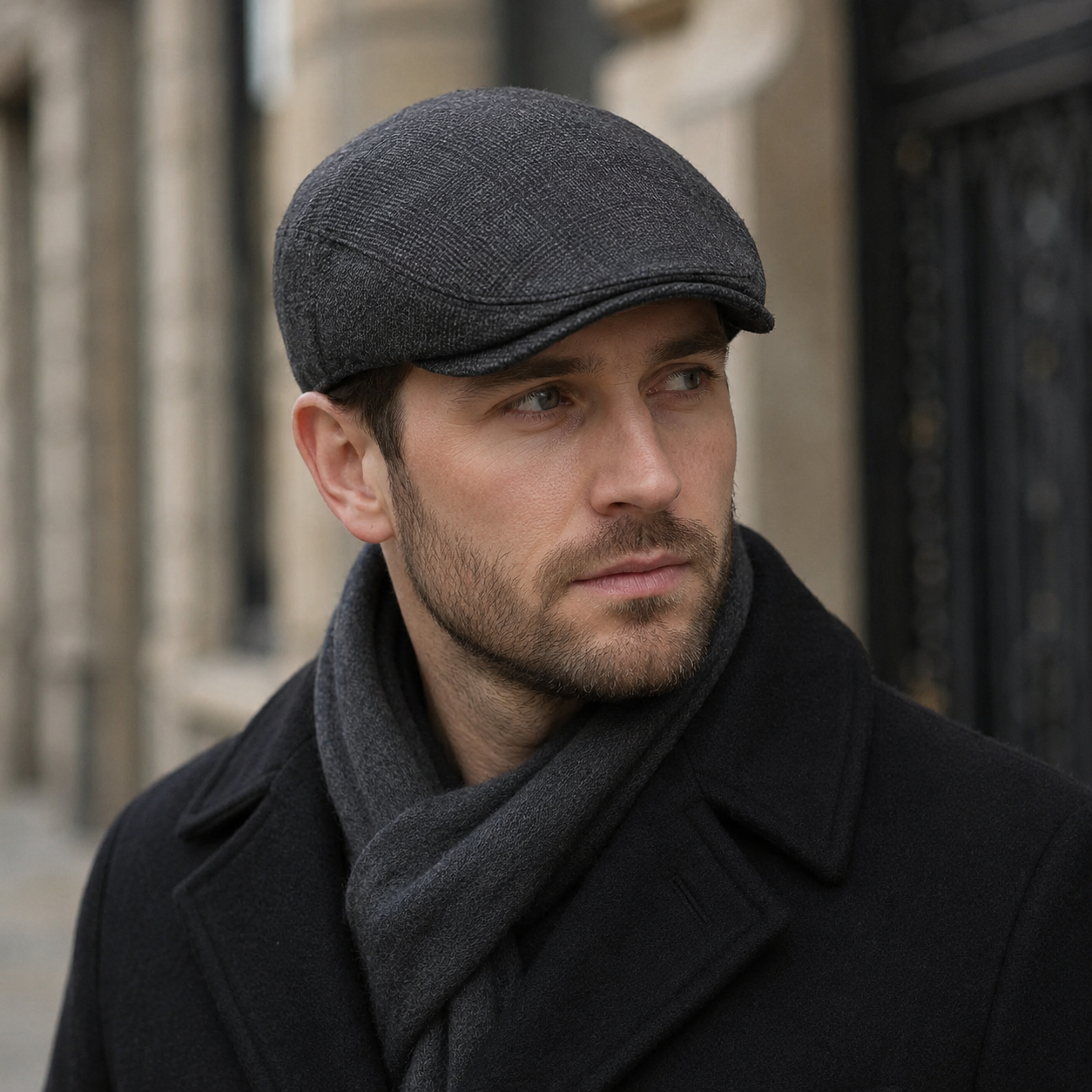 Plaid Cotton Flat Cap – Lightweight Unisex Classic Hat by Hatloom