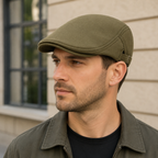 Cotton Flat Cap – Adjustable Organic Cotton Hat | Lightweight Summer Style