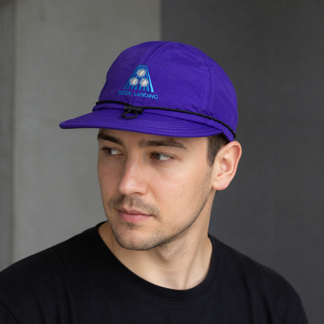 Breathable 5-Panels Cap – Adjustable Baseball Cap With Flat Visor Hat
