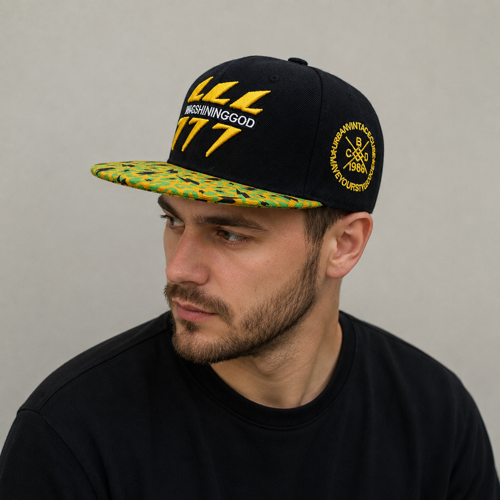 Snapback Cap – Adjustable Acrylic Baseball Hat With Embroidered Logo Design