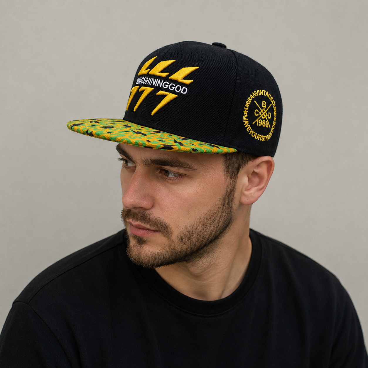 Snapback Cap – Adjustable Acrylic Baseball Hat With Embroidered Logo Design