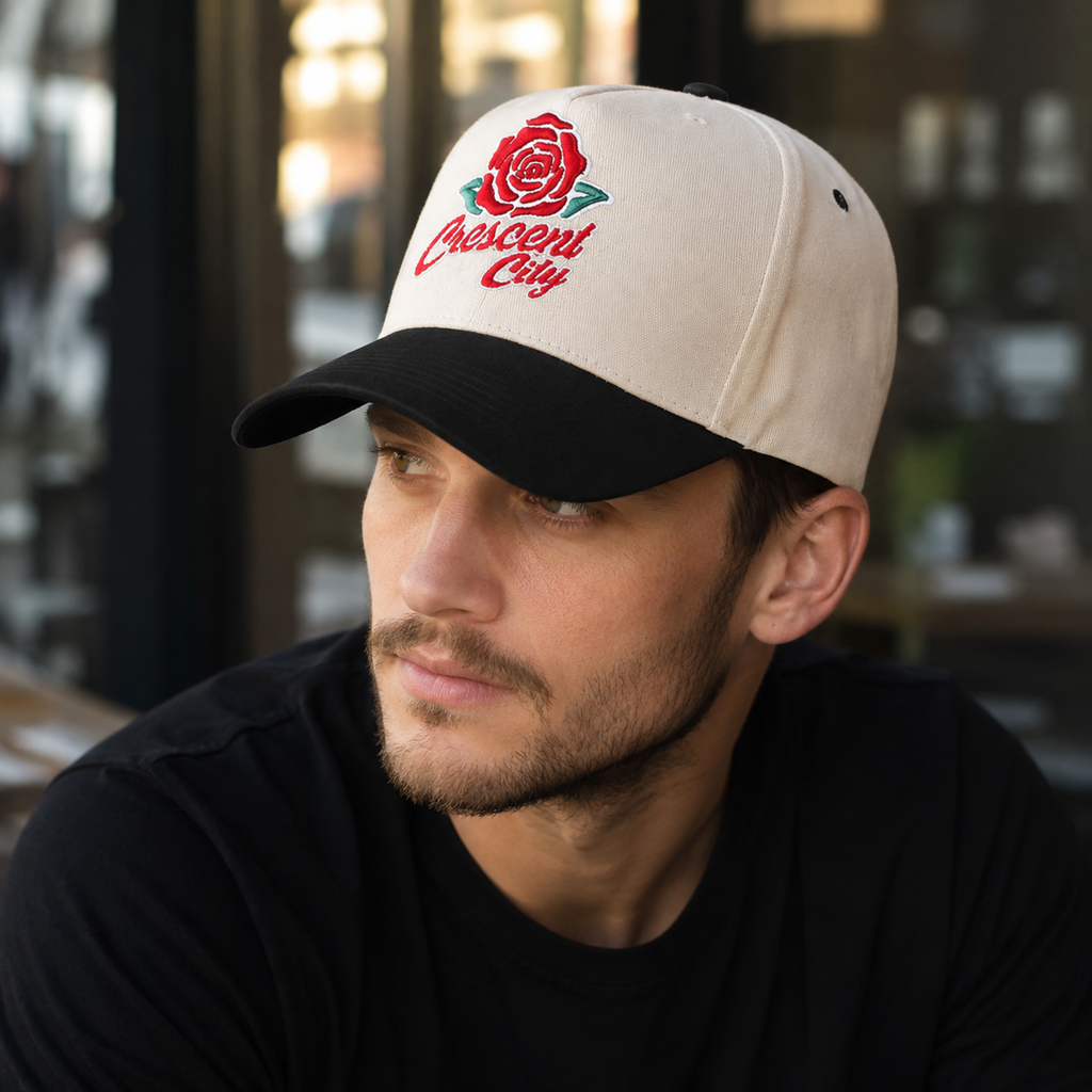 Baseball Cap Crescent City – Adjustable Cotton Acrylic Hat With Embroidered Logo